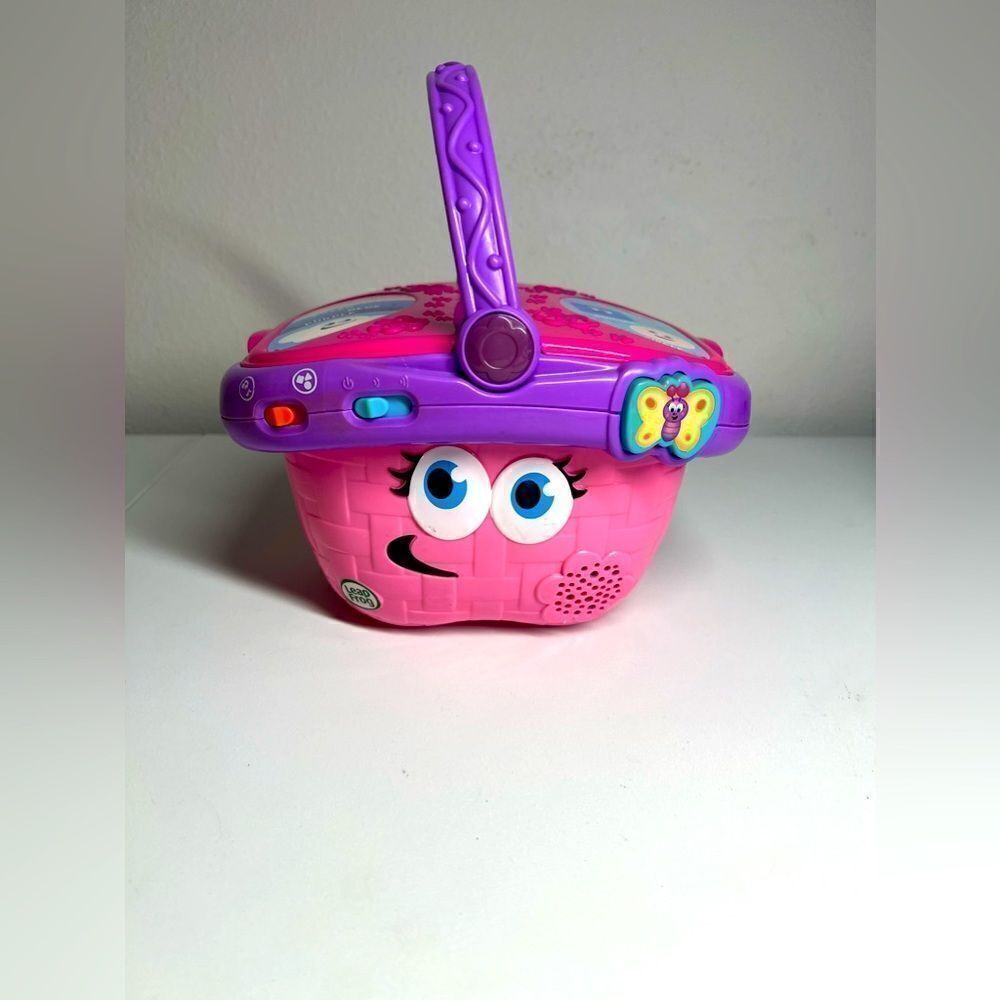 Shapes And Sharing Picnic Basket Pink LeapFrog Basket ONLY Kids Toy